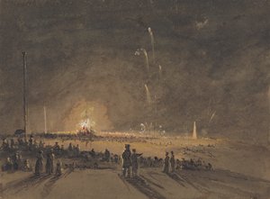 Bir Havai Fişek Gösterisi by John Wilson Carmichael