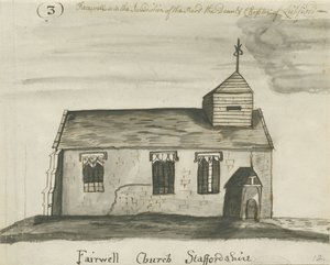 Elveda Kilisesi: kalem ve yıkama sepya çizimi, nd [c 1780]