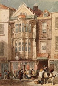 Sir Paul Pindar Evi, Bishopsgate (çelik oyma)