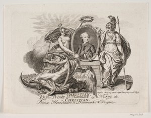 Veliaht Prens olarak Christian VII by Jonas Haas