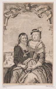 Leonora Christina ve Corfitz Ulfeldt by Jonas Haas