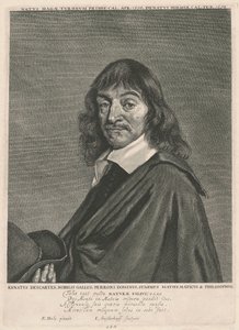 Rene Descartes by Jonas Suyderhoff, after Frans Hals