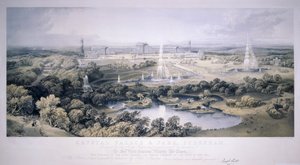 Crystal Palace, Sydenham, Londra, 1854 by Jonathan Needham