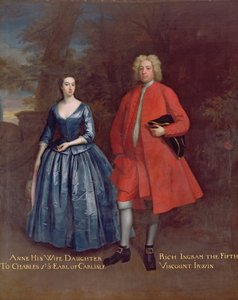Zengin Portresi, 5. Vikont Irwin ve Karısı Anne, c.1715-20 (tuval üzerine yağlı boya)