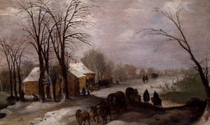 Karda yolcular by Joos or Josse de The Younger Momper