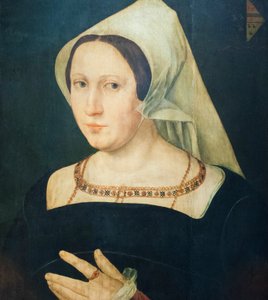Anna van Spangen, Adriaen van der Goes'un Karısı by Joos van (after) Cleve