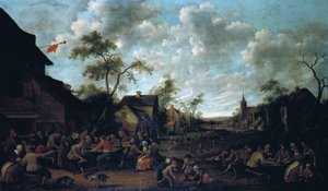 Köyde Ziyafet Eden Köylüler, 1661