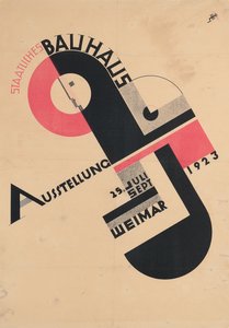1923 Devlet Bauhaus Sergisi Afişi