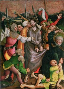 İsa Getsemani Bahçesinde tutuklandı (panel) by Jorg I Breu