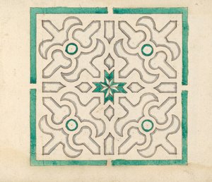 Bahçe Kafesleri ve Parterler için 75 Çizim içeren albüm, yakl. 1610-40. by Jorg Rurfinger