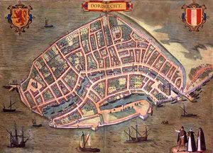 Georg Braun (1541-1622) ve Frans Hogenburg (1535-90), c.1572 (renkli gravür) tarafından 