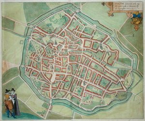 Dovay Planı, Georg Braun (1541-1622) ve Frans Hogenburg (1535-90) tarafından 