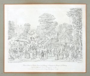 C.1590'da Horseydown'da Fete by Joris Hoefnagel