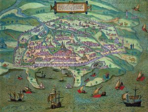 Georg Braun (1541-1622) ve Frans Hogenberg (1535-90), c.1572 tarafından yazılan 