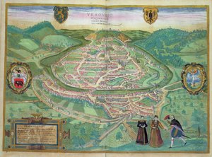ಜಾರ್ಜ್ ಬ್ರಾನ್ (1541-1622) ಮತ್ತು ಫ್ರಾನ್ಸ್ ಹೊಗೆನ್‌ಬರ್ಗ್ (1535-90), 1575 (ಬಣ್ಣ ಕೆತ್ತನೆ) ಟರ್ಕ್‌ನಿಂದ 