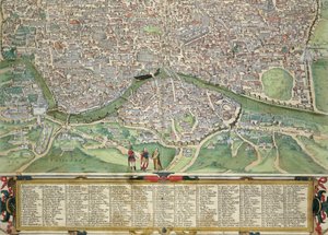 Georg Braun (1541-1622) ve Frans Hogenberg (1535-90) c.1572-1617 (bkz. 138955) tarafından yazılan 