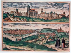 Prag manzarası, c1572 by Joris Hoefnagel