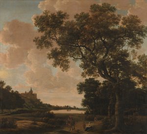 Schwanenburg, Cleves ile manzara