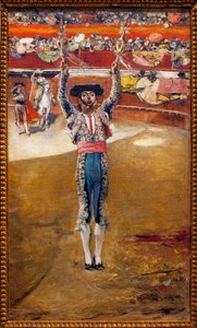 Pankartları Yerleştirmek - Tablo Jose Garcia Ramos (1852-1912), Tuval Üzerine Yağlıboya - Sevilla Güzel Sanatlar Müzesi, İspanya