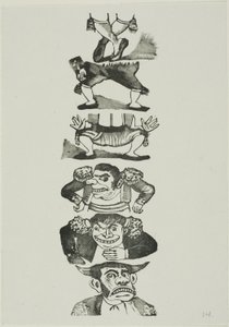 boğa güreşçileri by José Guadalupe Posada