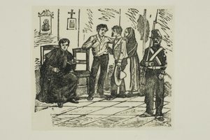 Corrido: Mahkum Bir Adamın Ölüm Odası by José Guadalupe Posada