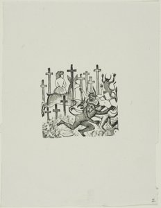 Mezarlıktaki Şeytanlar by José Guadalupe Posada