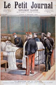 Fransız Savaş Bakanı askeri bir nişan veriyor, 1894
