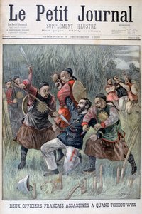 Quang-tcheou-wan tarafından öldürülen iki Fransız subayı, 1899