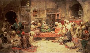 Araplar İç Mekanda Müzik Yapıyor