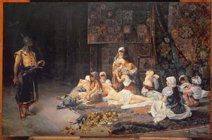 ಜನಾನದಲ್ಲಿ, 1884 ಟರ್ಕಿ by Jose Gallegos Arnosa