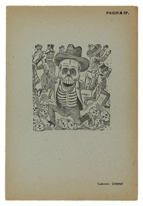 Calavera suçlusu by José Guadalupe Posada