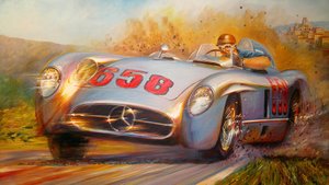 Mille Miglia'da Juan Manuel Fangio, Mercedes Benz 300 SL