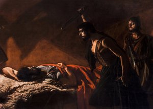 Tarih resmi : Viriatus'un Ölümü (Viriate, Viriathe, vers 180-139 avant JC) par Villegas Cordero, Jose (1844-1921)