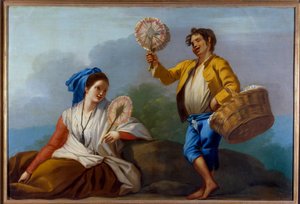 José del Castillo (1737-1793) 18. yüzyıl Madrid Prado Müzesi by José del Castillo