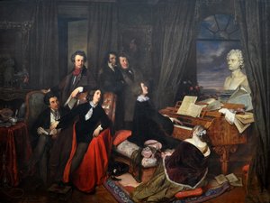 Franz Liszt Piyanoda Hayal Kurarken, 1840