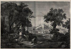 Antik Yunanistan: Venüs ve Atina bahçelerinin görünümü. Joseph Hoffmann