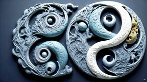 YIN VE YANG'in kostik Feng Shui konsepti _02 by Josef Johann Michel