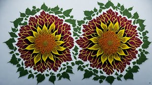mandala: ebegümeci-çiçek elements_02