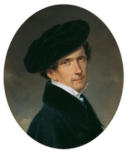 kendi kendine portre by Josef Lambert Denk