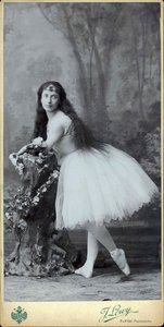 Luigia Cerale Giselle olarak, c. 1880. by Josef Löwy