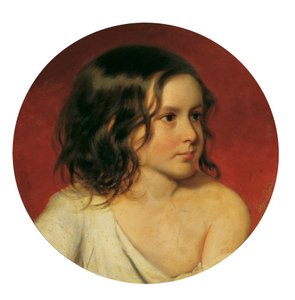 çocuk portresi by Josef Matthäus Aigner