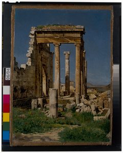 Roma Forumu (tuval üzerine yağlıboya) by Josef Theodor Hansen