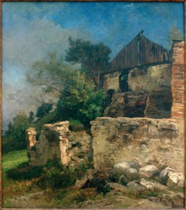 Tölz yakınındaki eski ahır by Josef Wenglein