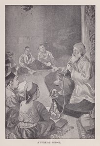 Bir Türk Okulu (lito) by Joseph (after) Finnemore