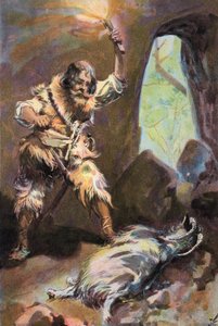 Robinson Crusoe: Yaşlı bir teke görüyorum (renkli taş)