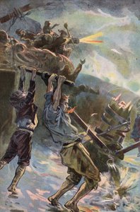 Robinson Crusoe: Pompada çalışıyorum (renkli taş) by Joseph (after) Finnemore