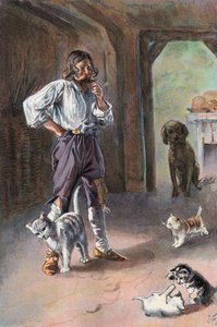 Robinson Crusoe: Kedim eve üç yavru kedi getirdi (renkli lito)