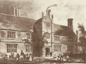 Thorpland Hall, Norfolk (taş) by Joseph (after) Nash