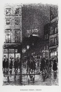 Burleigh Caddesi, Strand (taş) by Joseph (after) Pennell