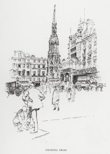 Charing Cross (lito) by Joseph (after) Pennell